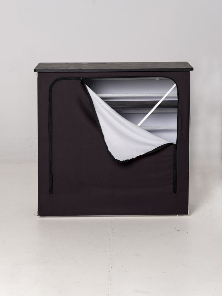 Tejido Negro Posterior para Mostrador Impress