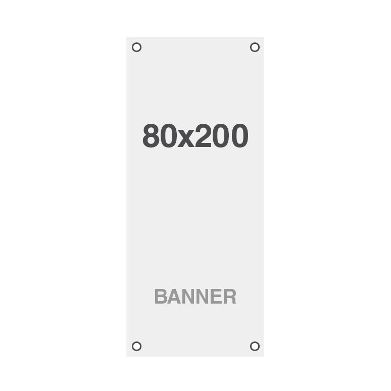 Impresión Estándar para Banner con agujeros - 80 x 200 cm