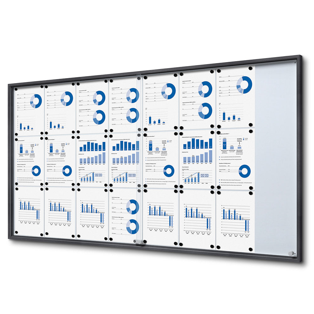 Vitrina Anuncios Puertas Correderas SLIM 24xA4