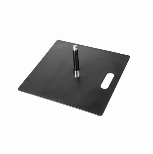 Base de Acero para Banderas (6 Kg.) - 25 mm.
