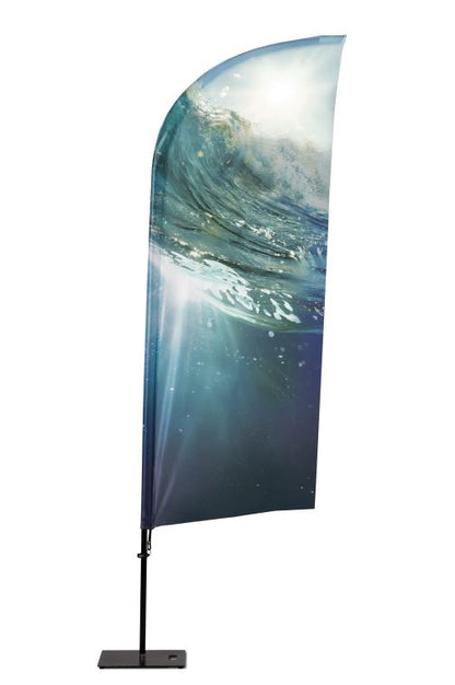 Bandera Publicidad Aluminio (86 x 284 cm) - Bolsa premium