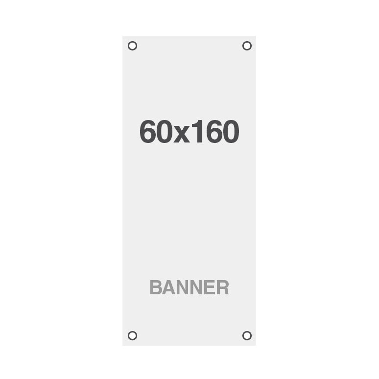 Impresión Estándar para Banner con agujeros - 60 x 160 cm