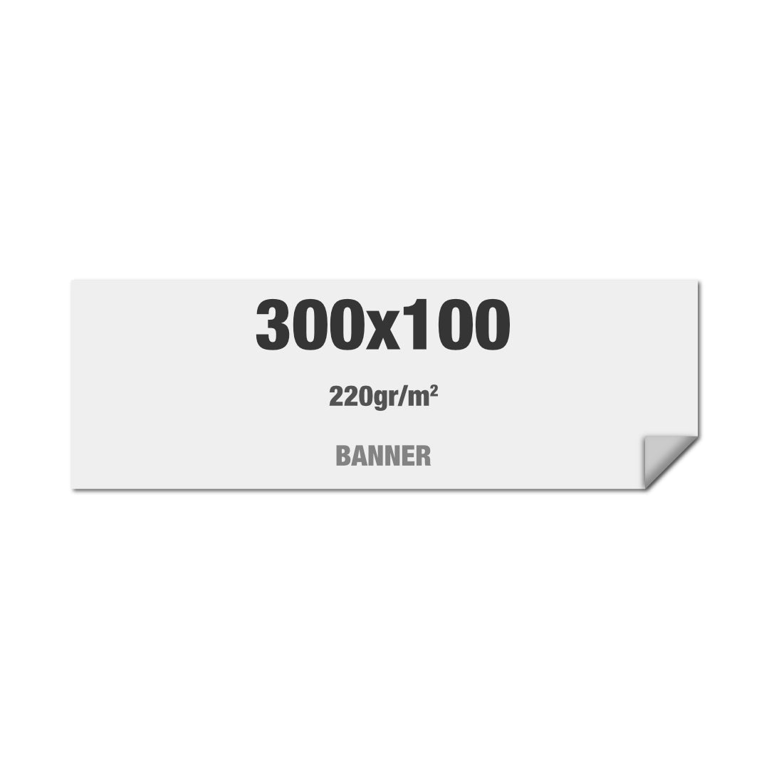Impresión Premium para Banner - 300 x 100 cm