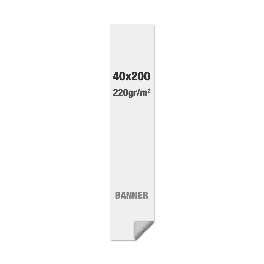 Impresión Premium para Banner - 40 x 200 cm
