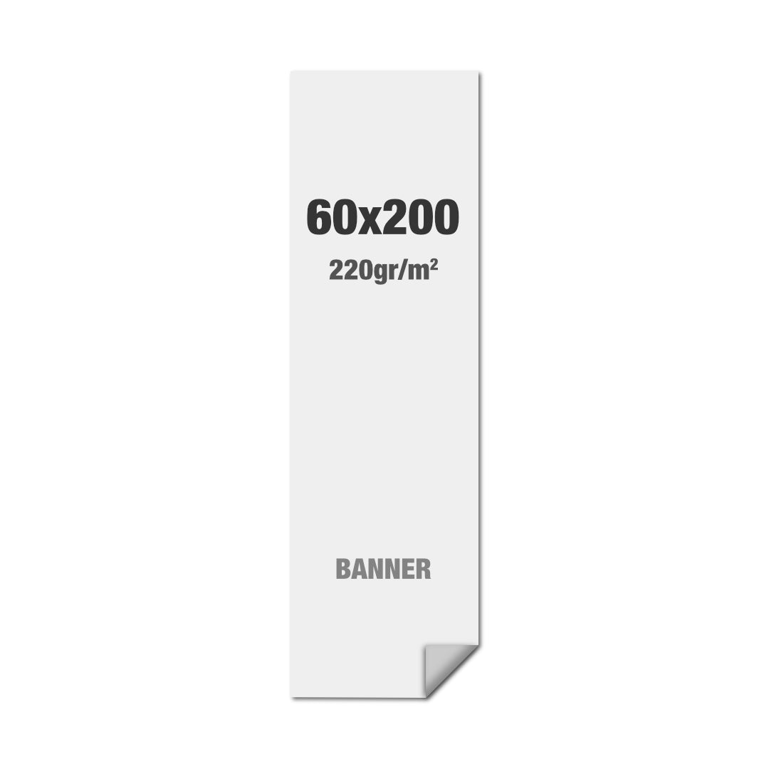 Impresión Premium para Banner - 60 x 200 cm
