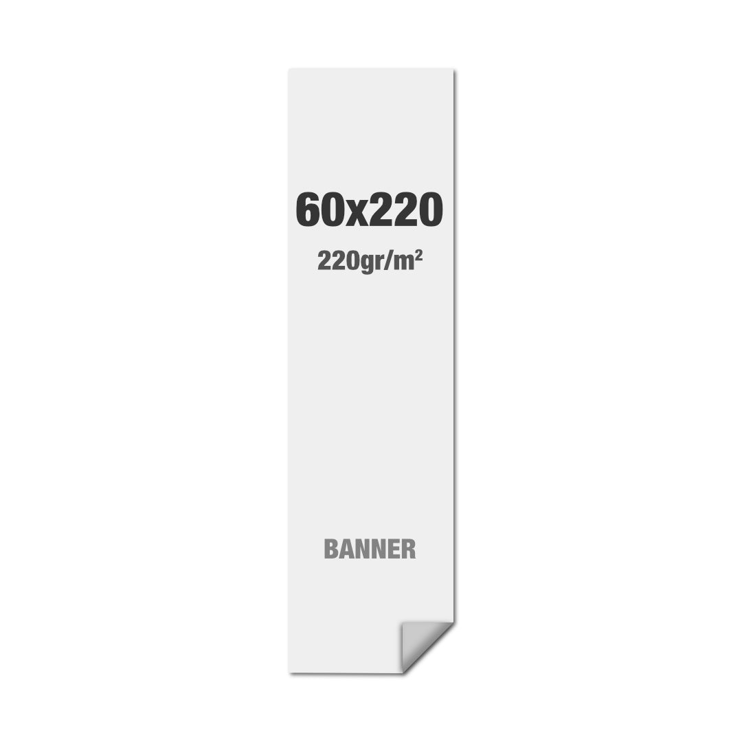 Impresión Premium para Banner - 60 x 220 cm