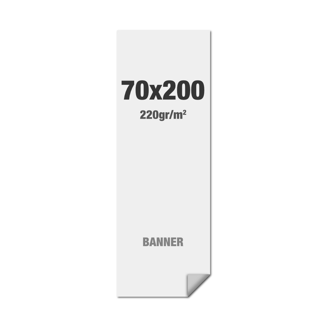 Impresión Premium para Banner - 70 x 200 cm