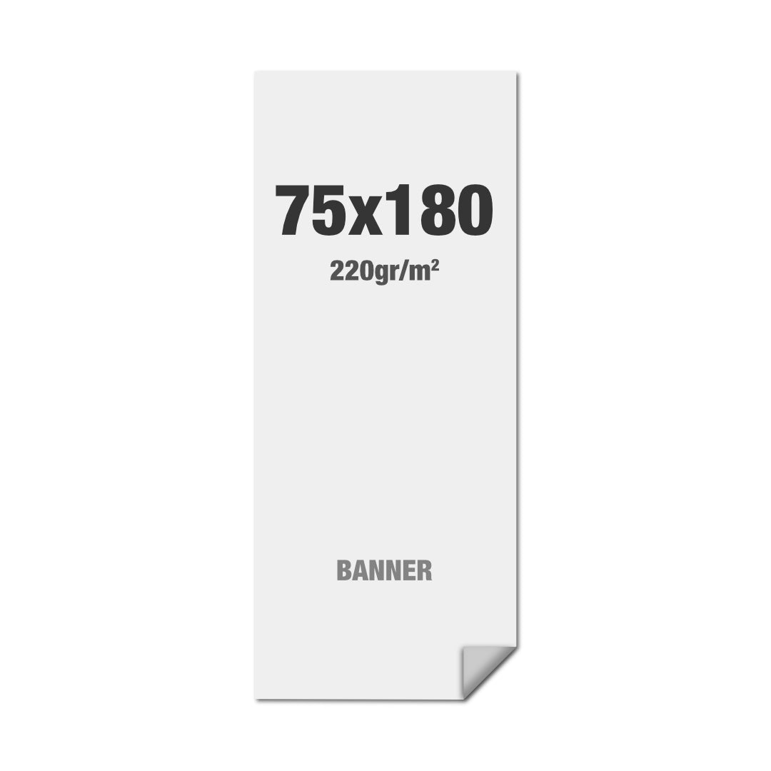 Impresión Premium para Banner - 75 x 180 cm