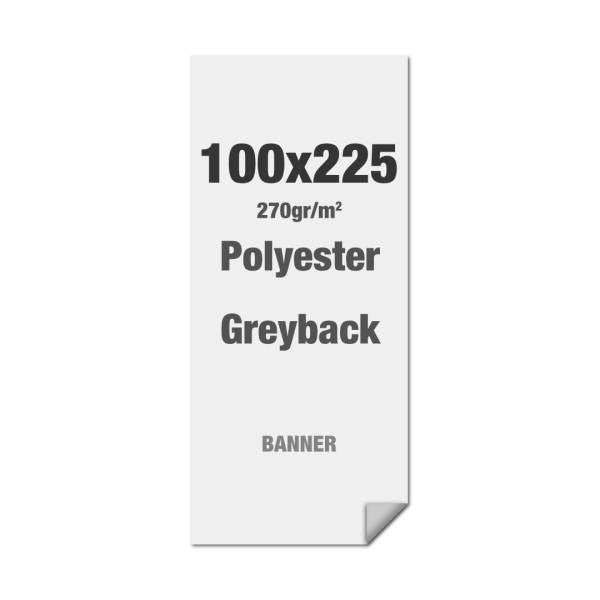 Impresión Greyback para Banner - 100 x 225 cm