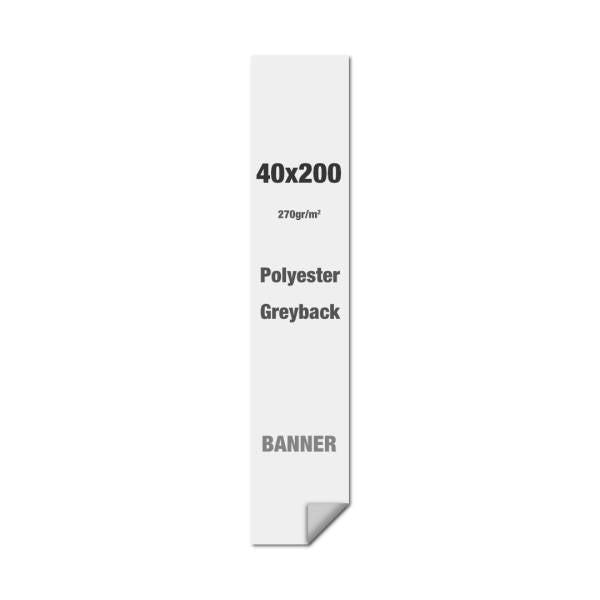 Impresión Greyback para Banner - 40 x 200 cm