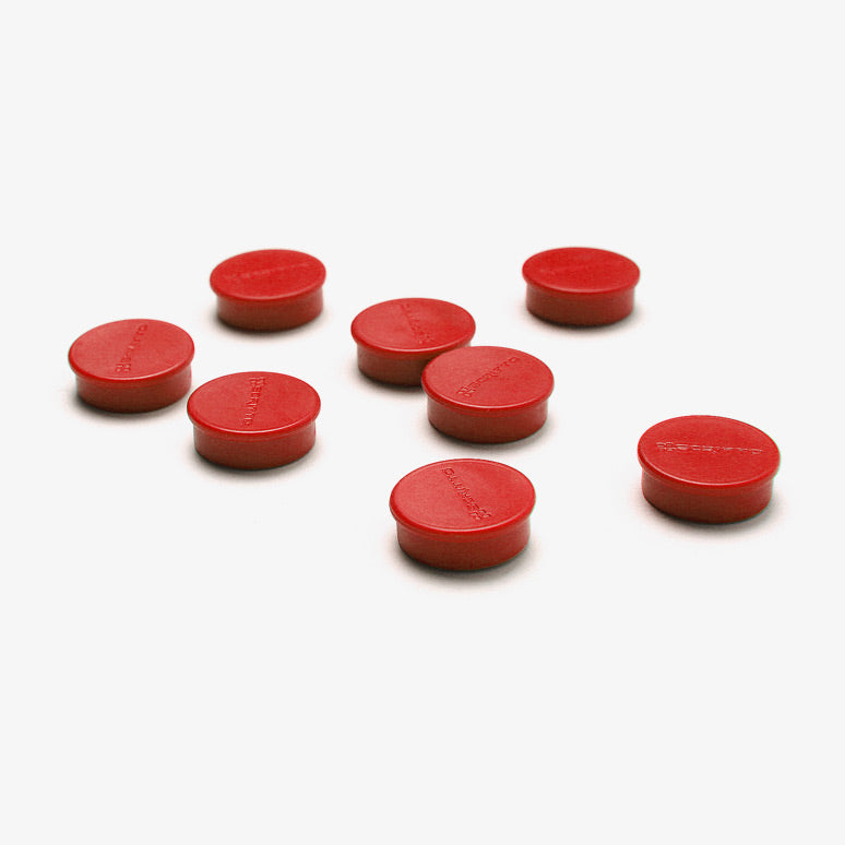 Imanes para pizarra  (Rojo)