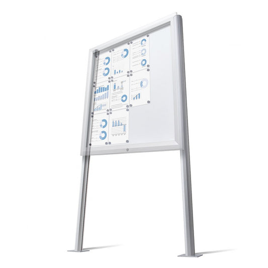 Poteaux pour vitrine extérieure