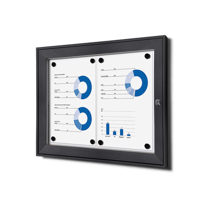 Vitrina Anuncios Premium 2xA4 (Antracita)