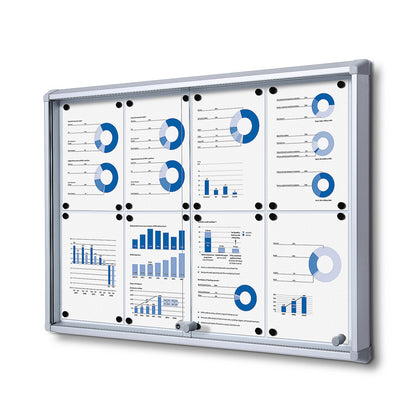 Vitrina Anuncios Puertas Correderas 8xA4