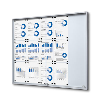 Vitrina Anuncios Puertas Correderas SLIM 15xA4