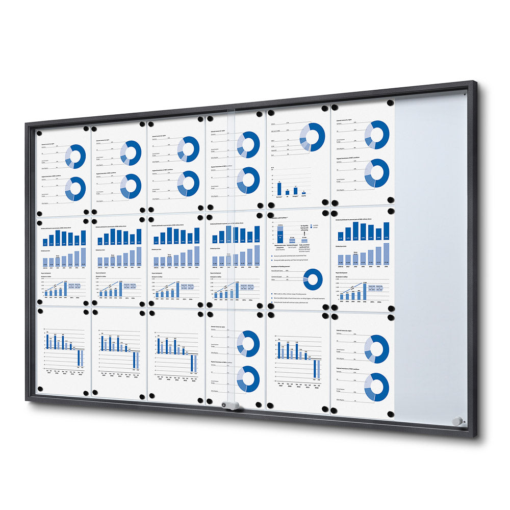 Vitrina Anuncios Puertas Correderas SLIM 21xA4