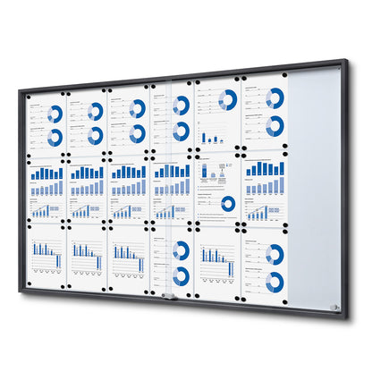 Vitrina Anuncios Puertas Correderas SLIM 21xA4