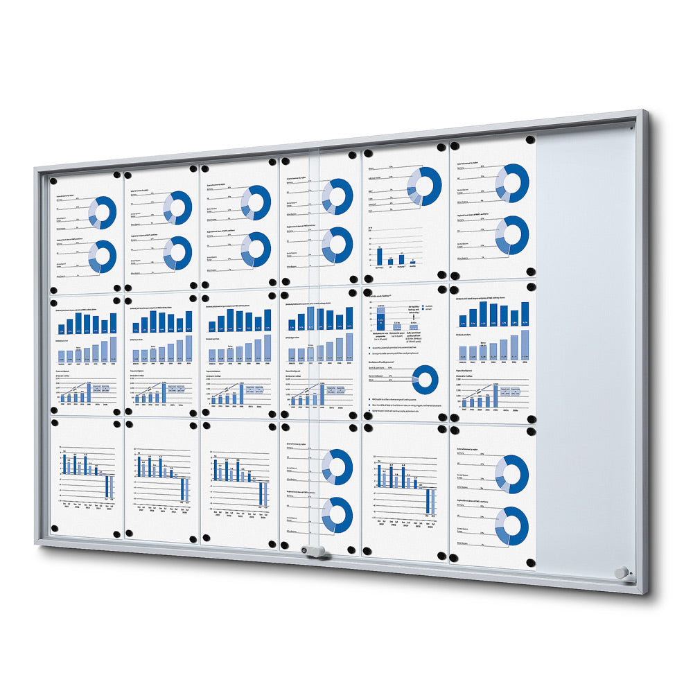 Vitrina Anuncios Puertas Correderas SLIM 21xA4