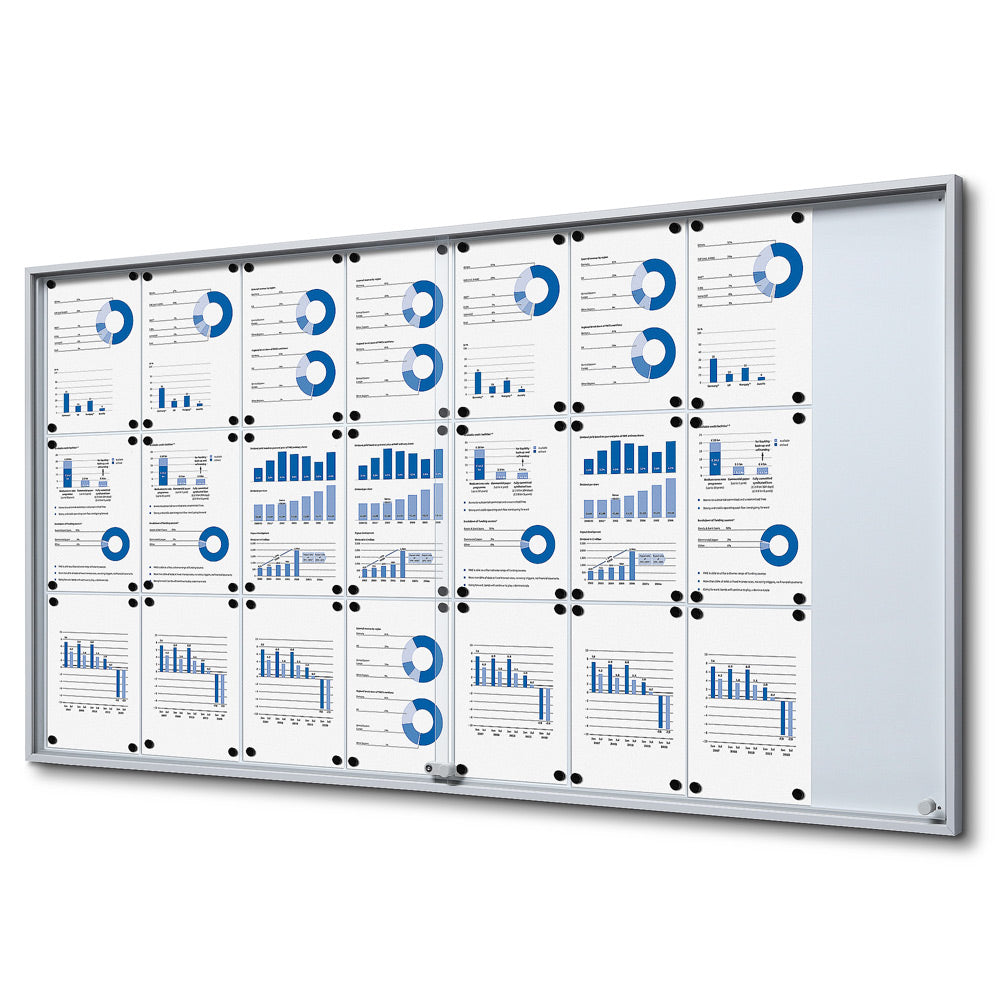 Vitrina Anuncios Puertas Correderas SLIM 24xA4
