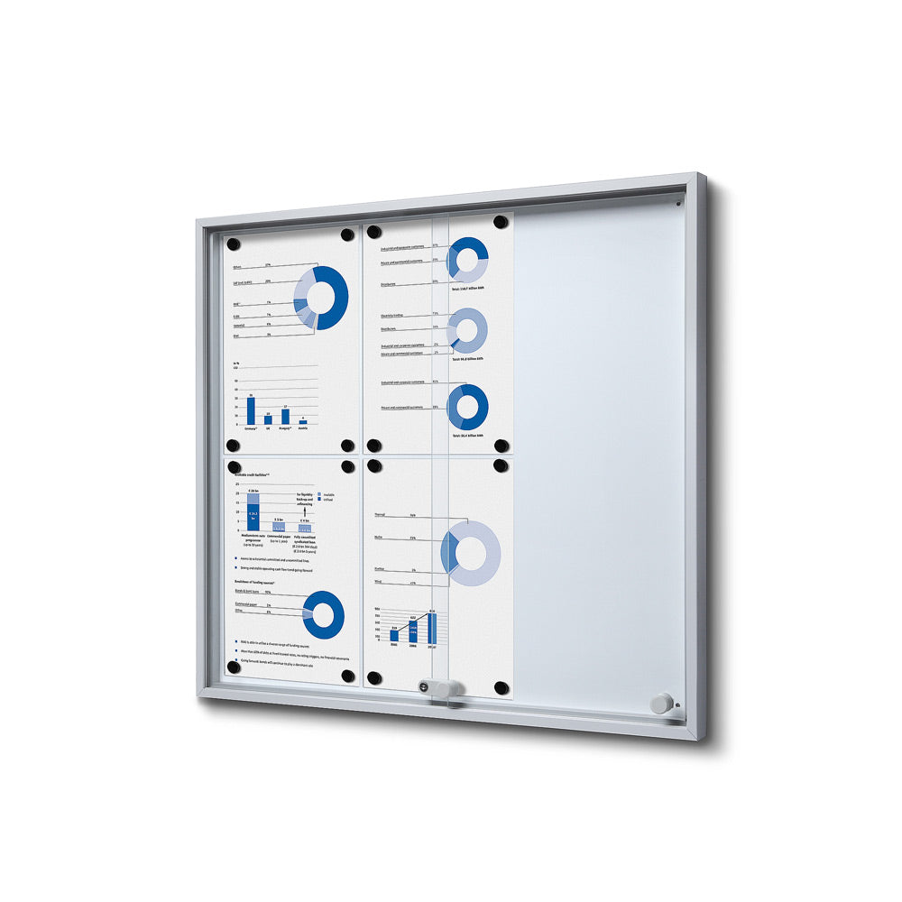 Vitrina Anuncios Puertas Correderas SLIM 6xA4
