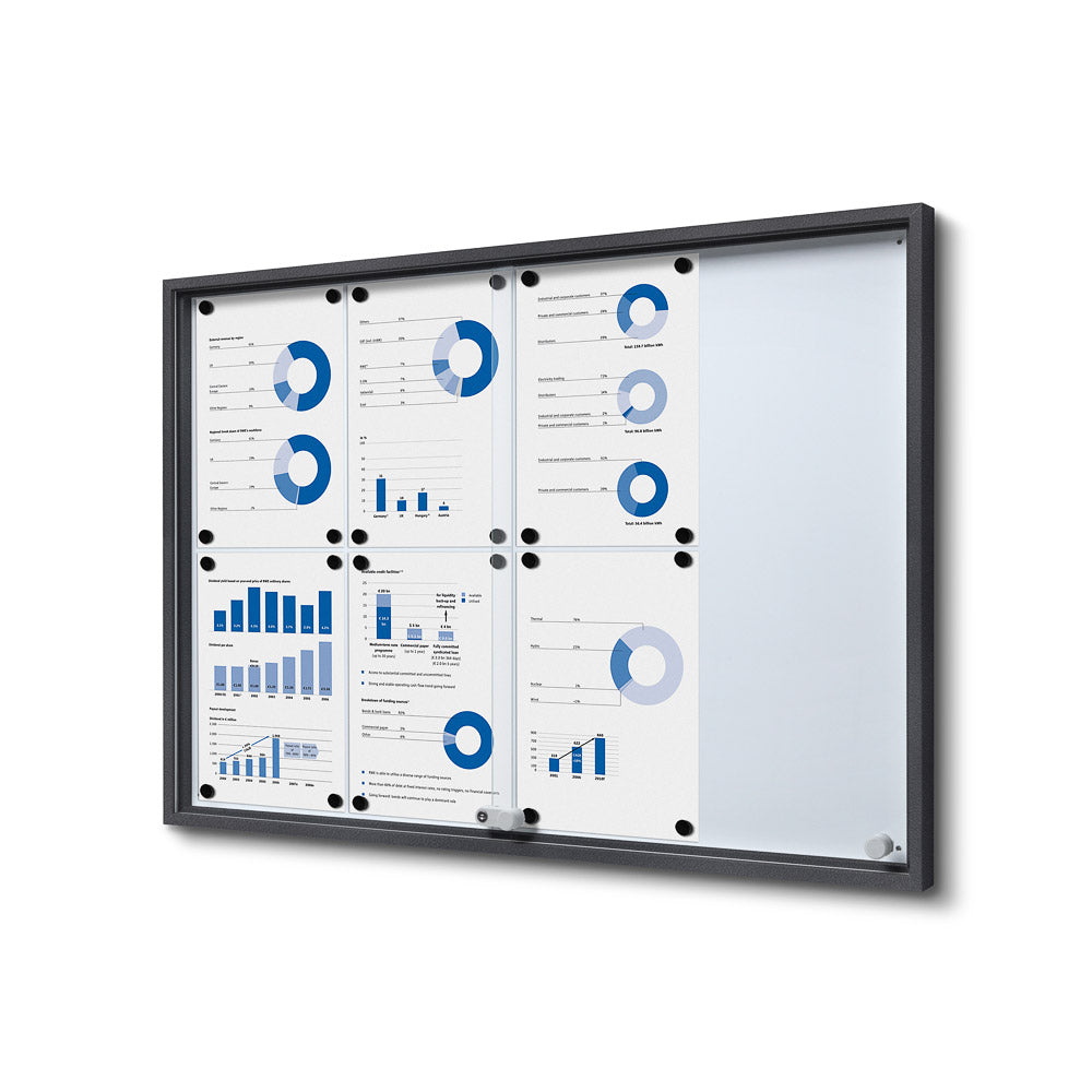 Vitrina Anuncios Puertas Correderas SLIM 8xA4