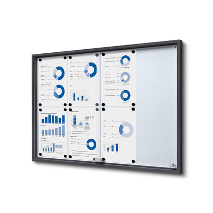 Vitrina Anuncios Puertas Correderas SLIM 8xA4