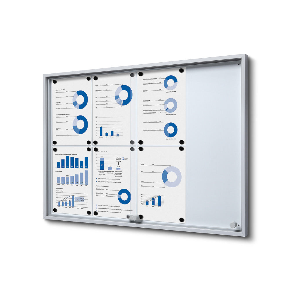 Vitrina Anuncios Puertas Correderas SLIM 8xA4
