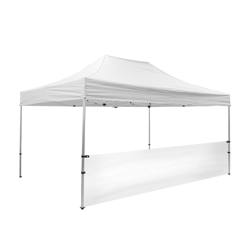 Media Pared Blanca para Carpa Promocional Aluminio - 3 x 4,5 m.