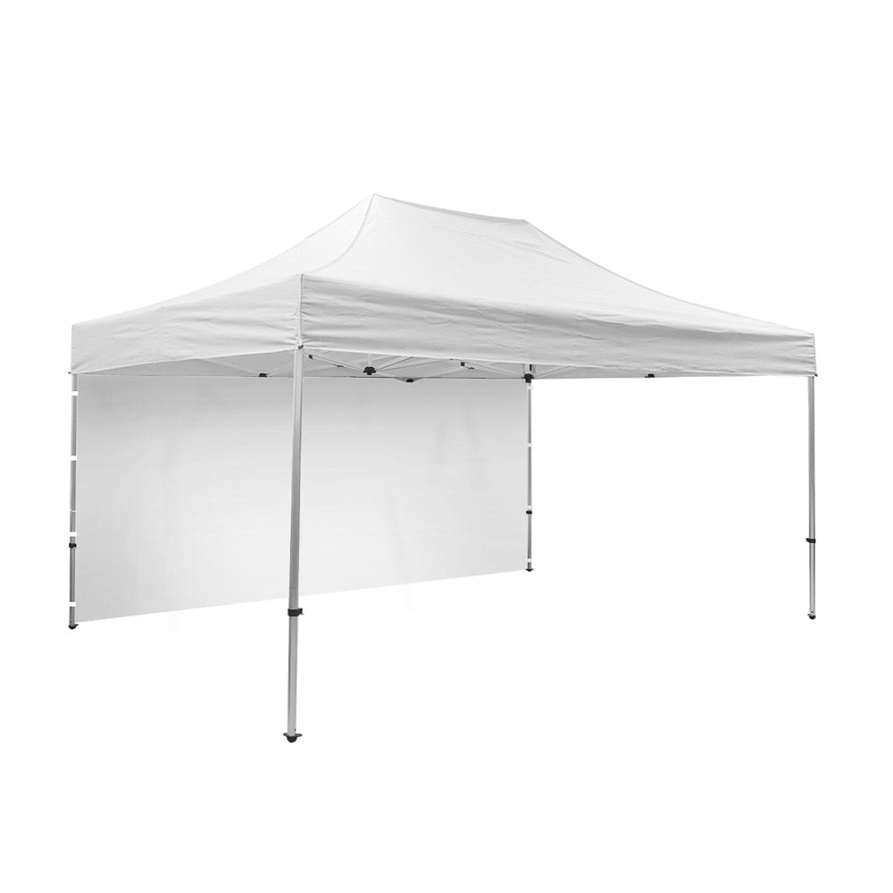 Pared Blanca para Carpa Promocional Aluminio - 3 x 4,5 m.